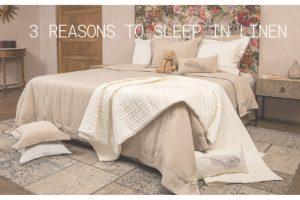 3 lý do để ngủ trên bộ chăn ga gối làm từ linen