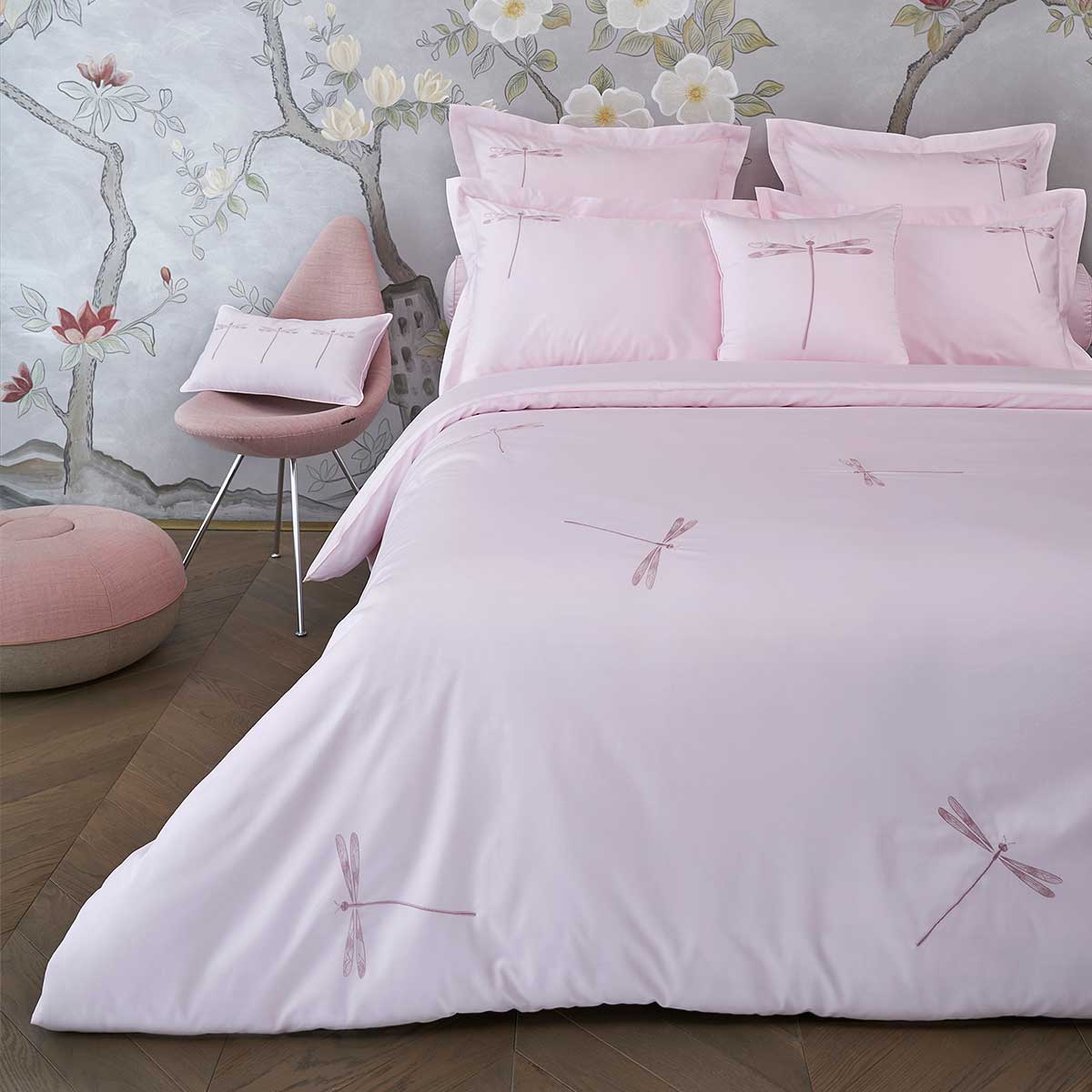 dragonfly duvet cover paradise pink