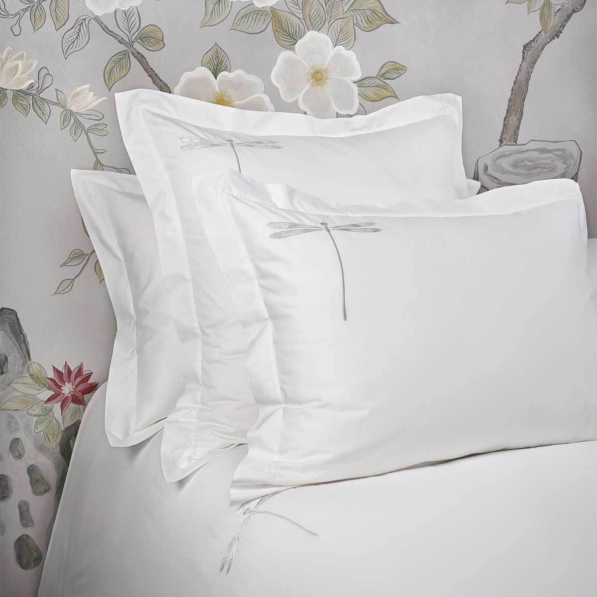 Dragonfly Pair Of Pillow Shams Catherine Denoual Maison