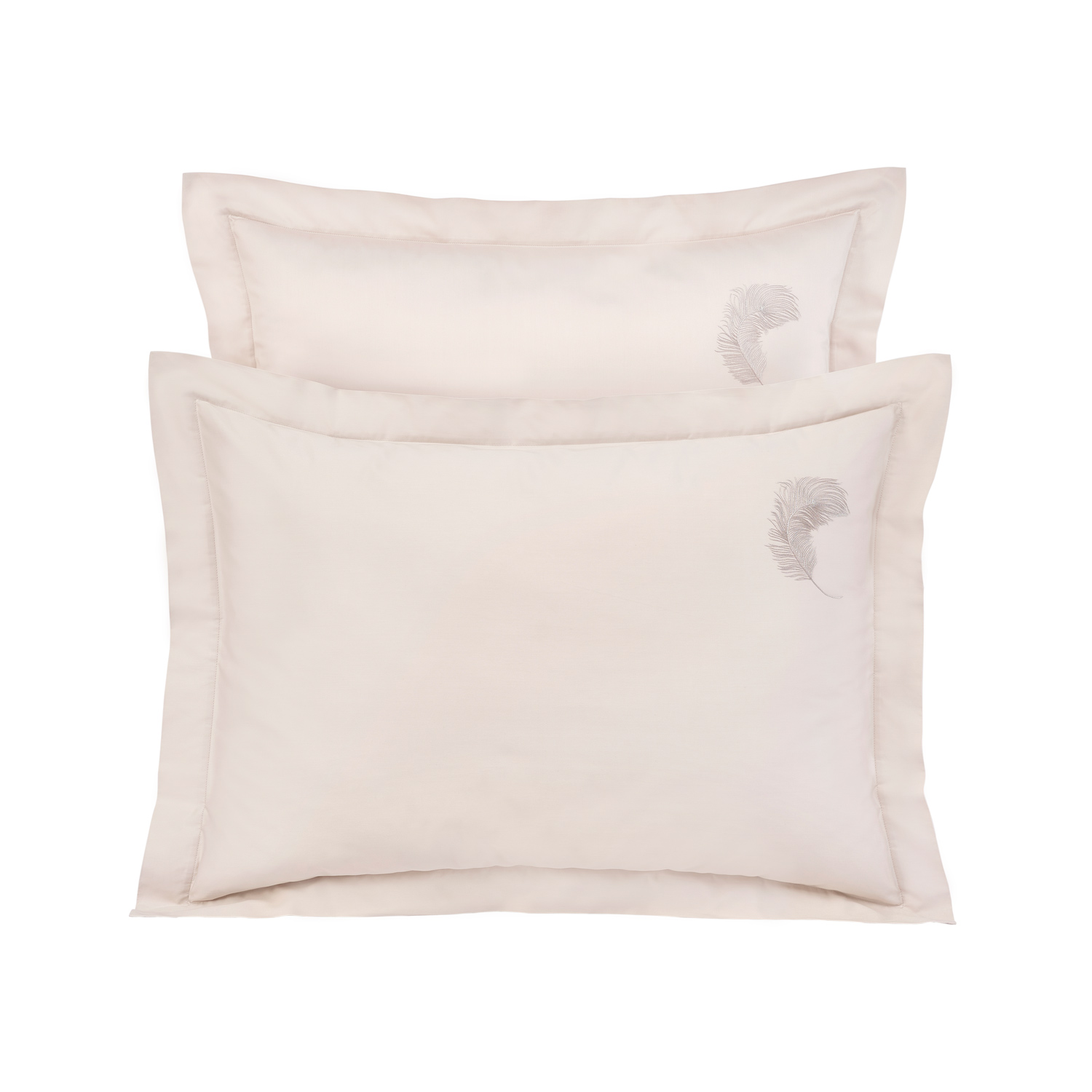 Feather Pair of Pillow Shams