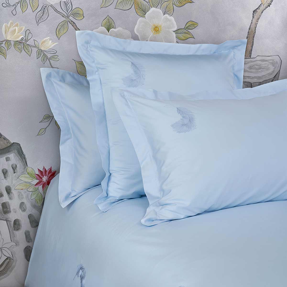 Feather Pair of Pillow Shams | Sale