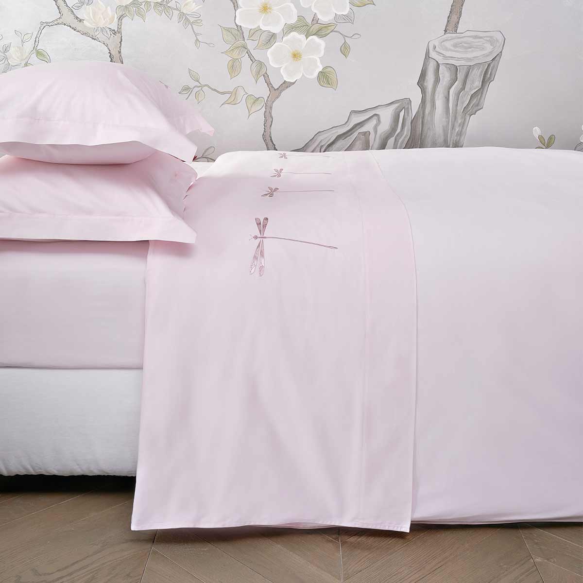dragonfly top sheet paradise pink