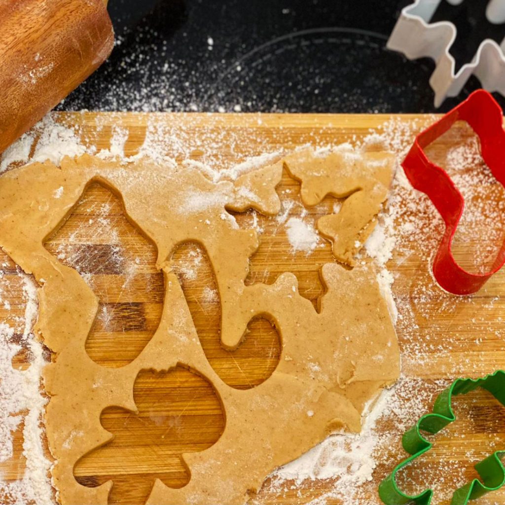 Christmas cookie recipe cutouts