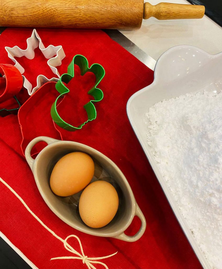 Christmas cookie recipe ingredients