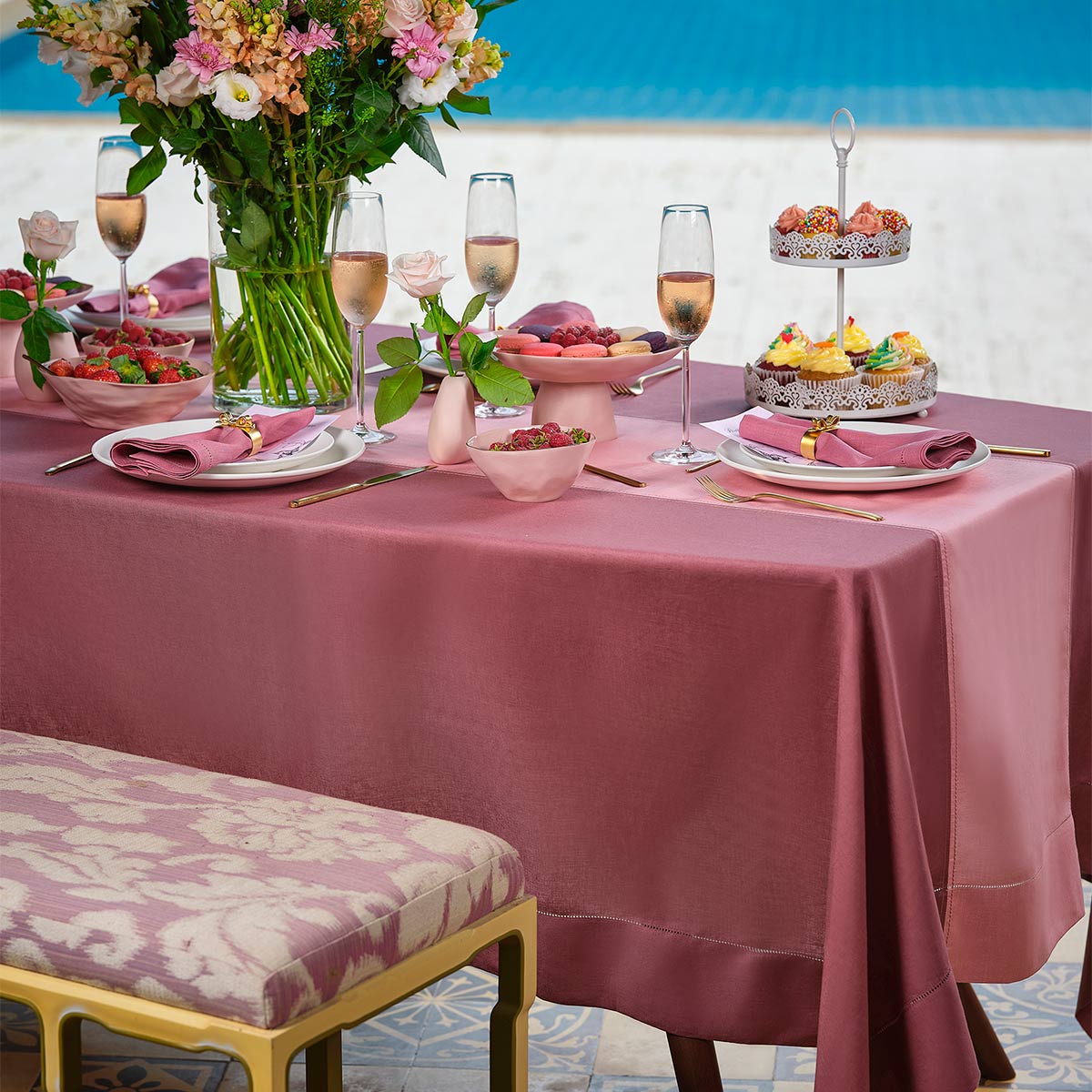 girls brunch tablecloth