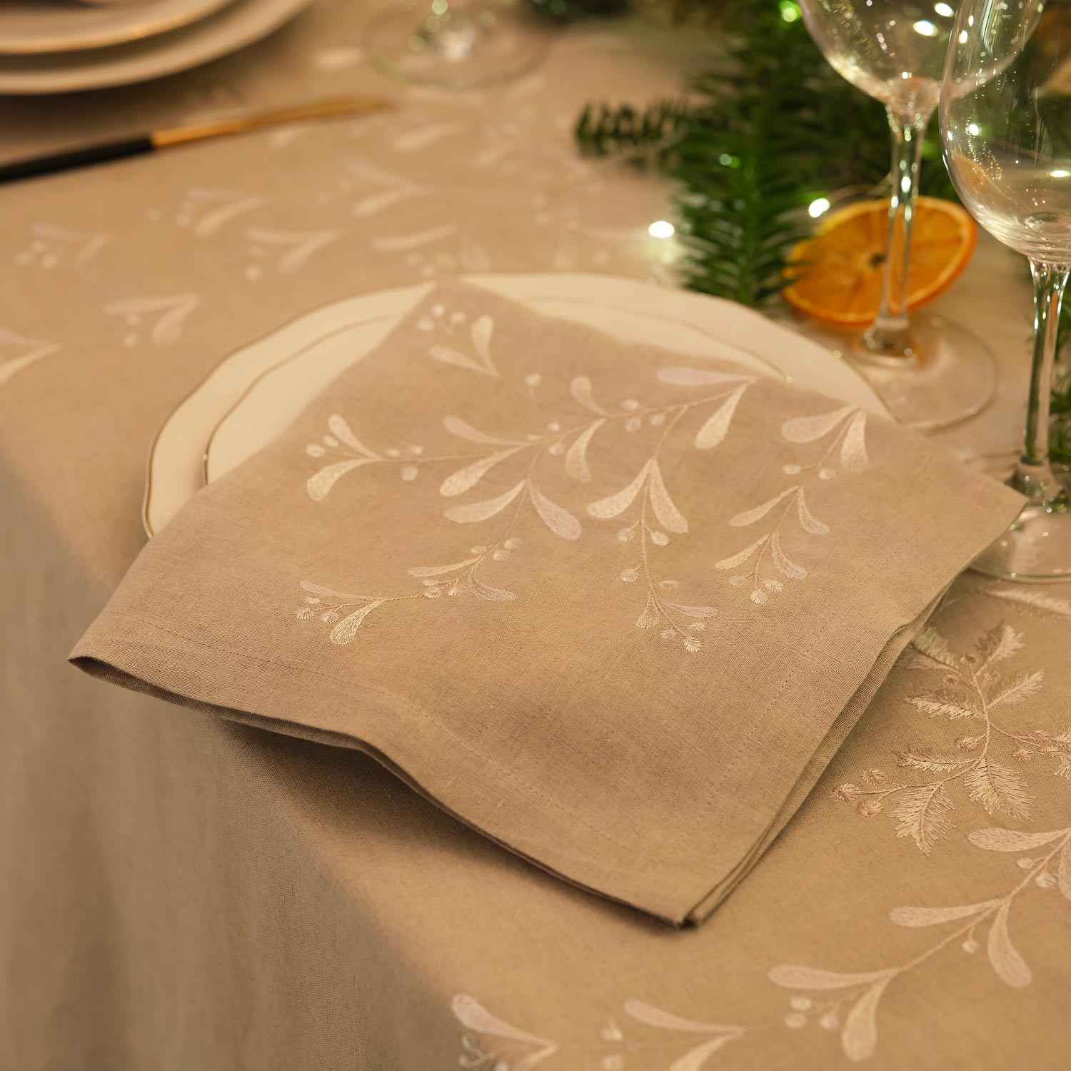 Christmas Garden Tablecloth