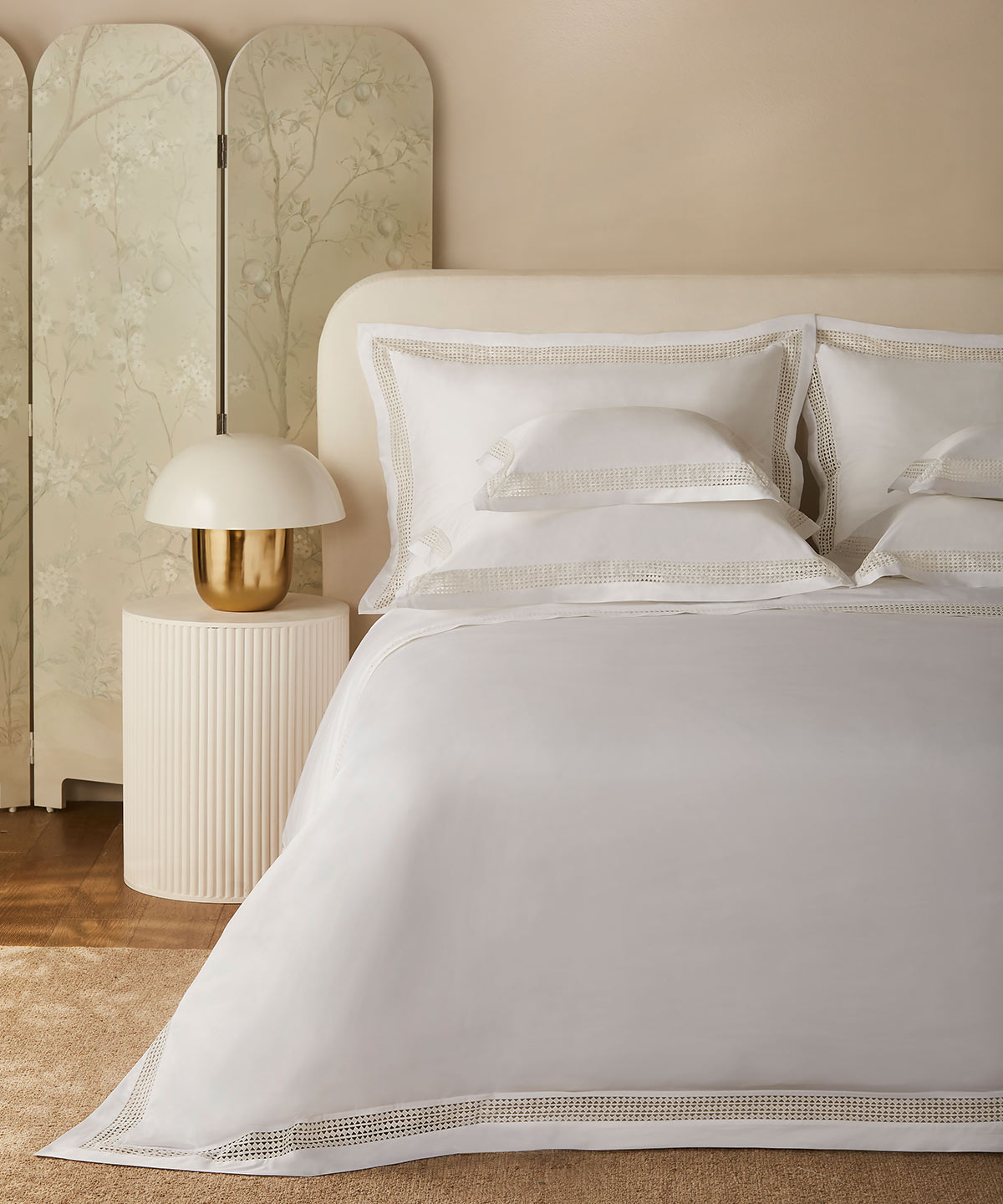 Frette Grace Sheet Set, King - Milk