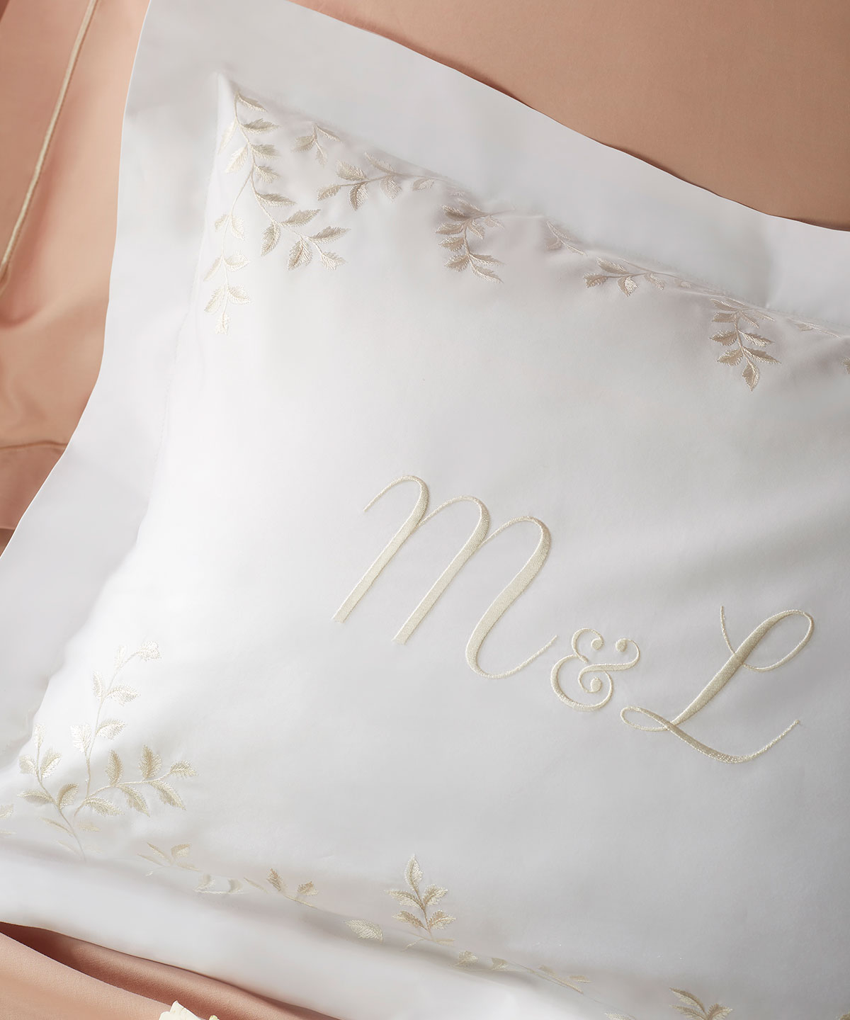 Couple Monogram Pillow Cover